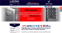 Desktop Screenshot of ecopowersupplies.com